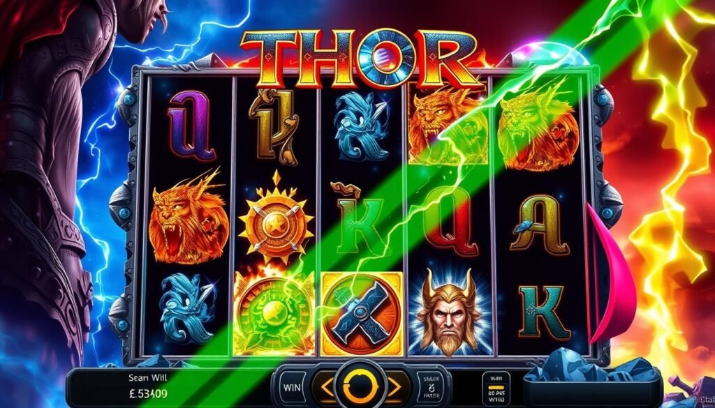 雷神之鎚老虎機遊戲截圖