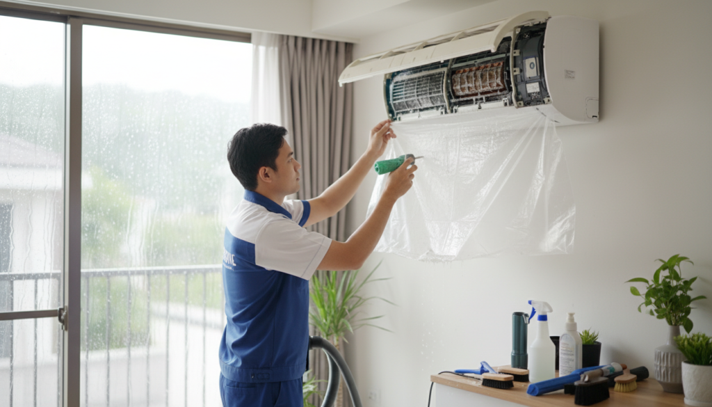 冷氣清洗, 洗冷氣